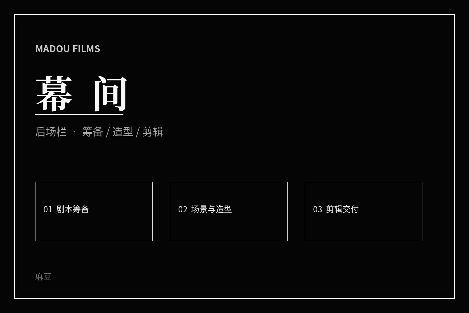 厅堂内容画面